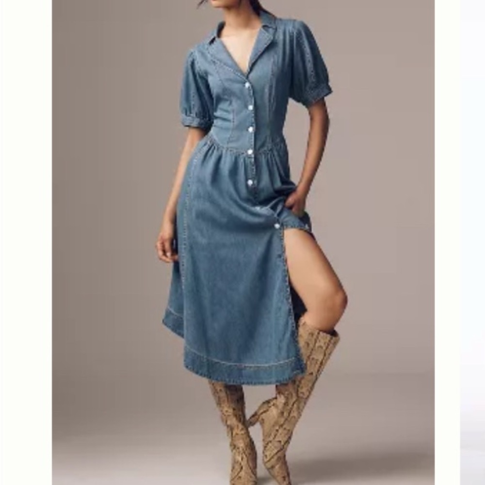 Anthropologie Pilcro Denim dress NWT